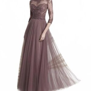 Mon Cheri Pink Bishop Sleeve Wedding Gown used one time‎ for my daughter’s we